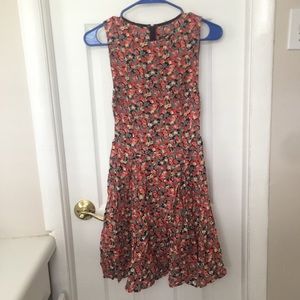 Reformation Floral Dress with Side Slits